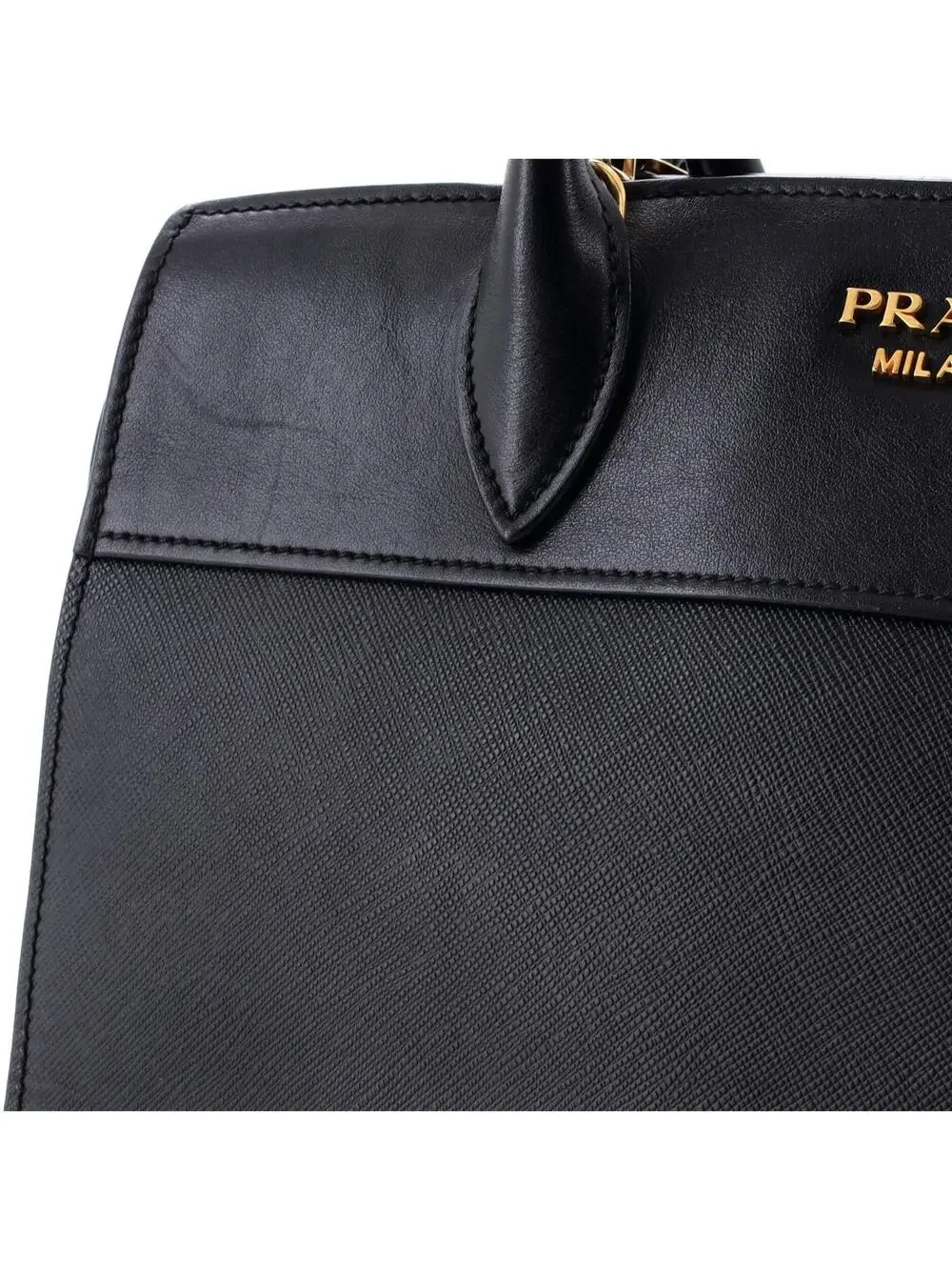 Prada Esplanade Tote Saffiano With City #340426P14B